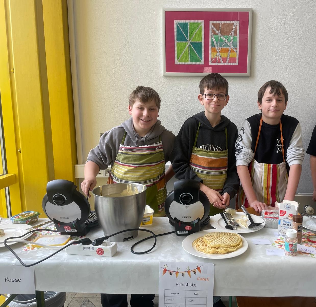 Ein gelungener Osterbasar an unserer Schule